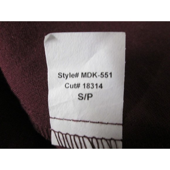 bar lll Maroon Mini Dress S Form Fitting Gold Back Zipper Rayon Blend R155 - Picture 5 of 9